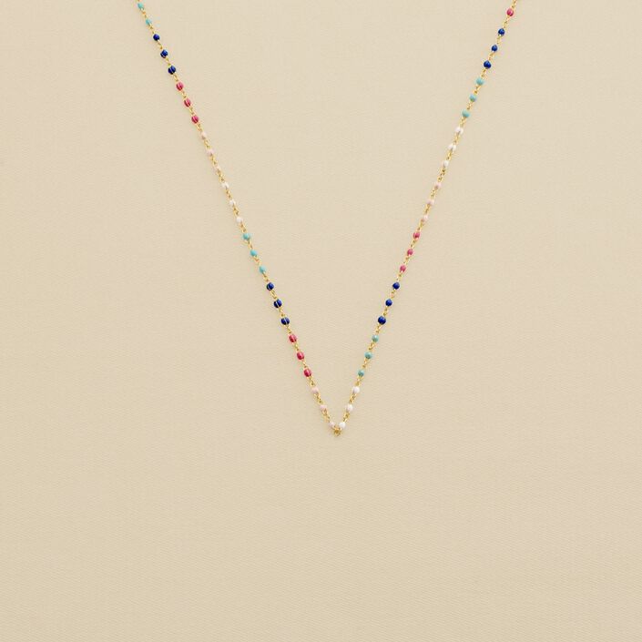 Collier mi-long SMARTY - Bleu / Rose - Colliers  | Agatha