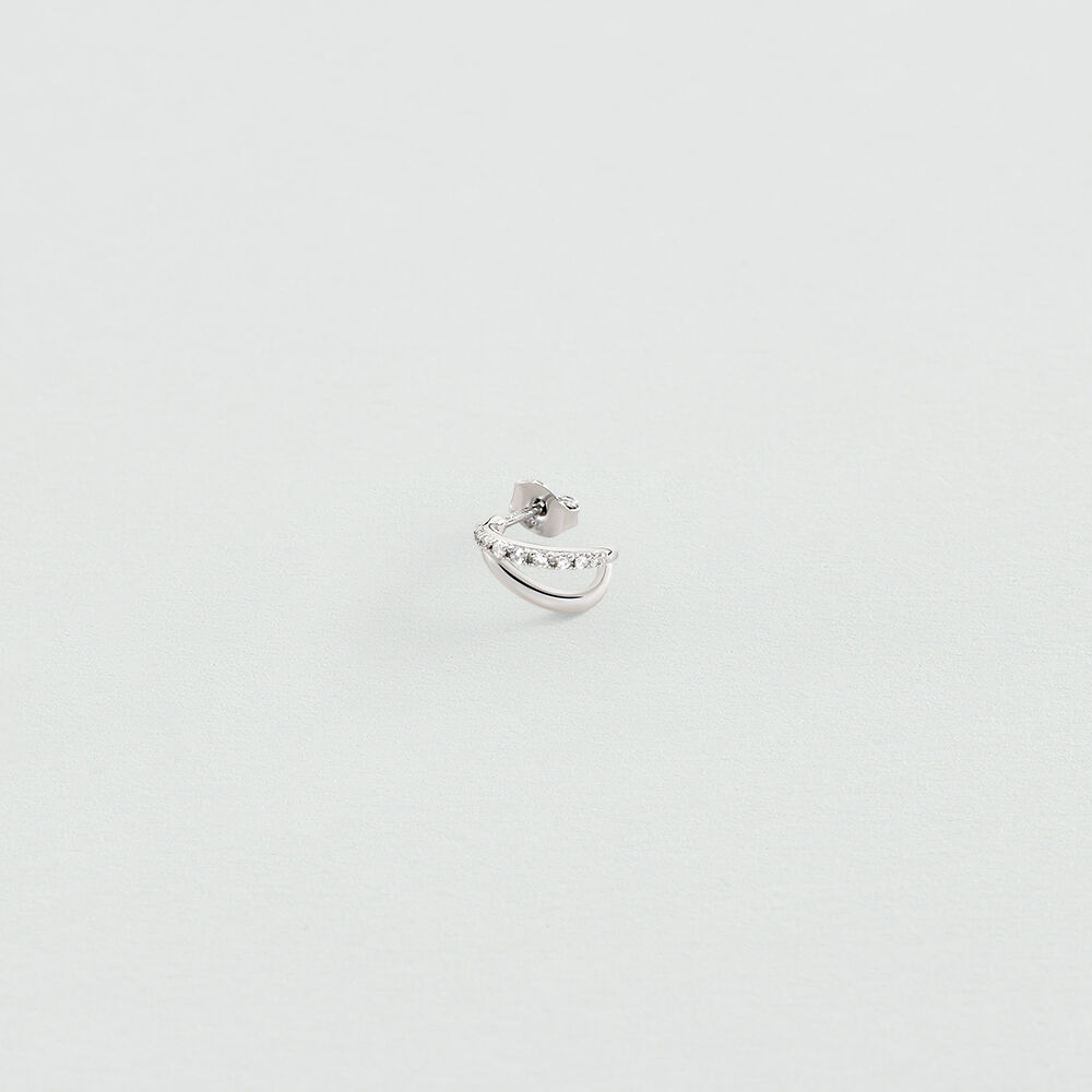 Piercing créole MIX& MATCH - Cristal / Argenté - Piercings  | Agatha