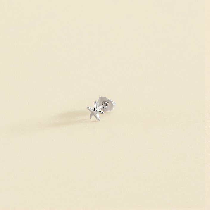 Piercing puce ESTREMAR - Argenté - Piercings  | Agatha