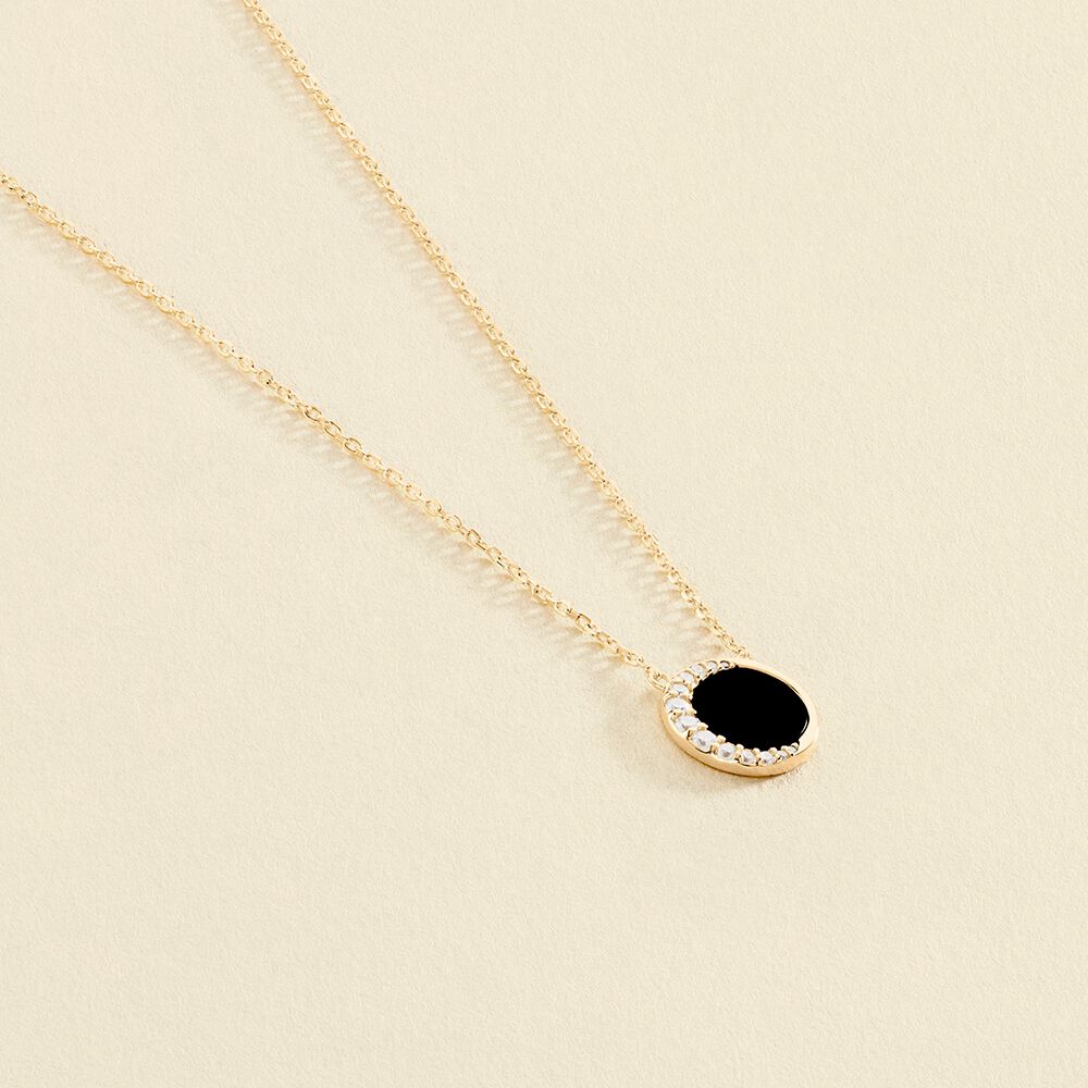 Collier ras du cou MOONONYX - Onyx - Colliers  | Agatha