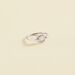 Bague fine GEMINI - Cristal / Argenté - Bagues  | Agatha