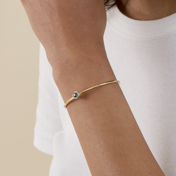 Jonc IMPERIAL - Noir / Doré - Bracelets  | Agatha