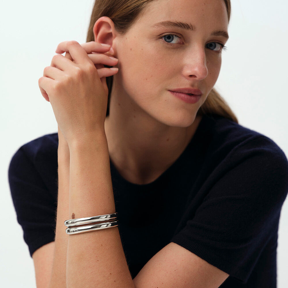 Manchette RUE DE SEINE - Argent&eacute; - Manchettes  | Agatha