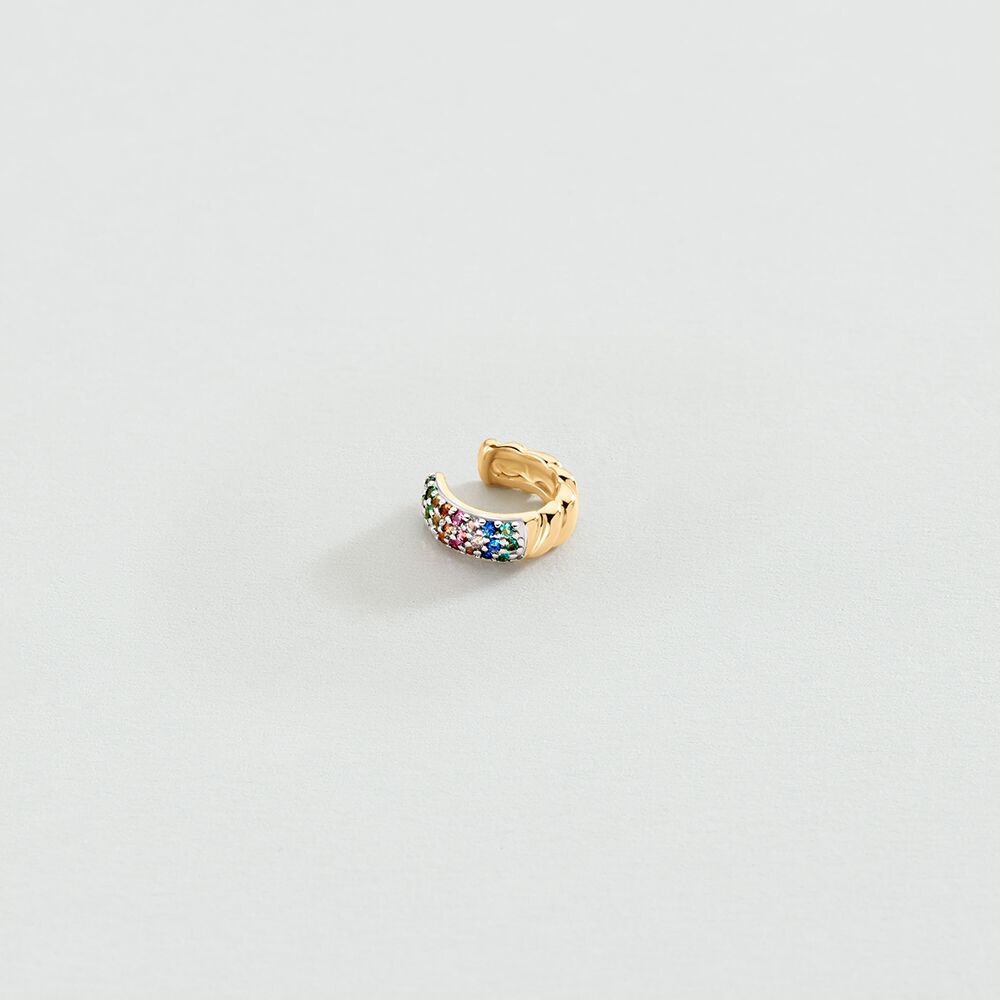 Faux piercing SIENNA - Multicolore / Doré - Piercings  | Agatha