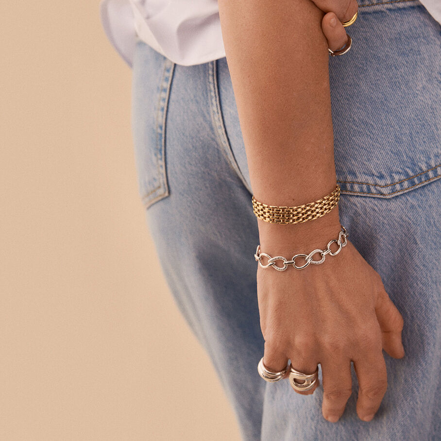 Bracelet souple HARMONIE - Argenté - Bracelets  | Agatha