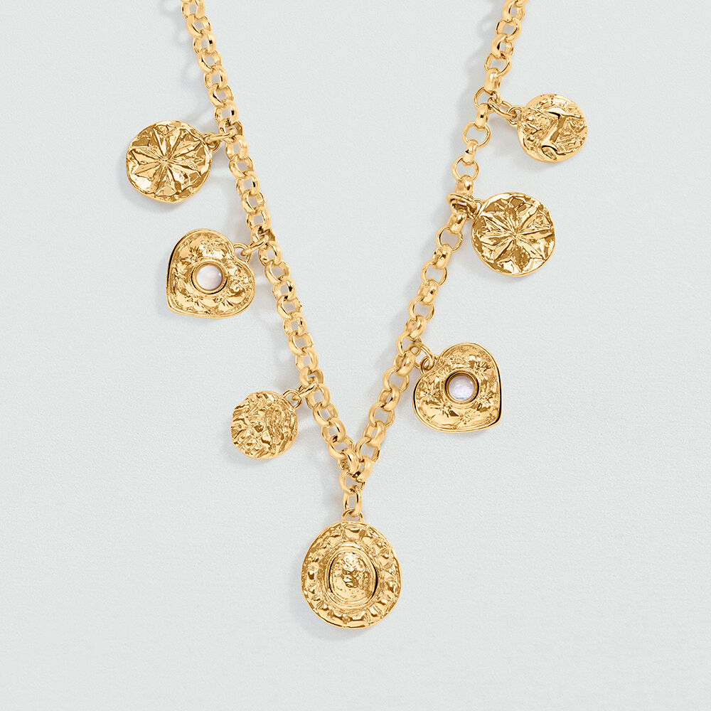 Collier ras du cou PONT DES ARTS - Doré / Blanc - Colliers ras du cou  | Agatha