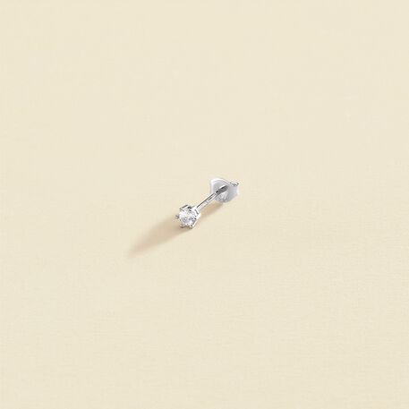 Piercing puce ZIRCON - Cristal / Argenté - Piercings  | Agatha