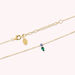 Collier ras du cou ASTRE - Vert / Doré - Colliers  | Agatha