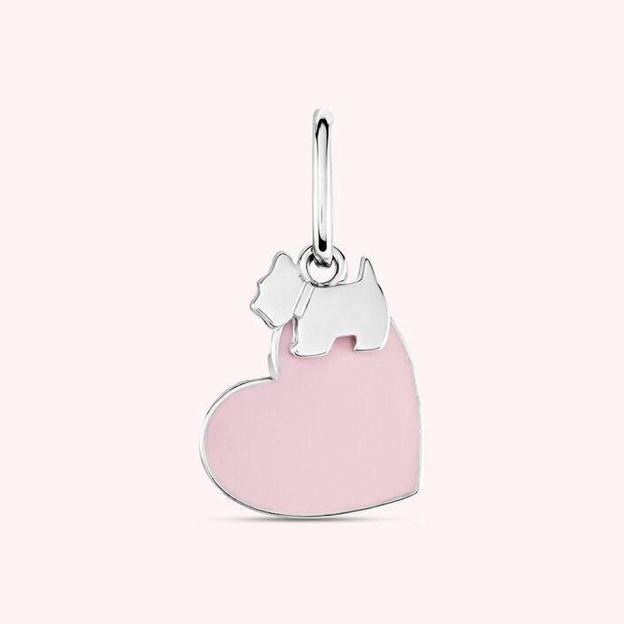Pendentif COEURSCO - Rose / Argenté - Bijoux  | Agatha