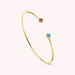 Jonc BELOVED - Multicolore / Doré - Bracelets  | Agatha