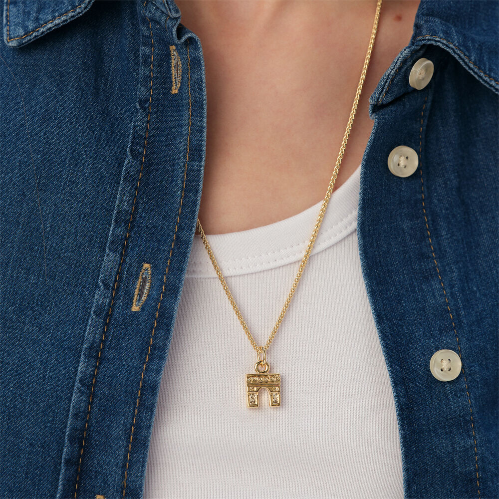 Pendentif ARC DE TRIOMPHE - Dor&eacute; - Tous les charms  | Agatha