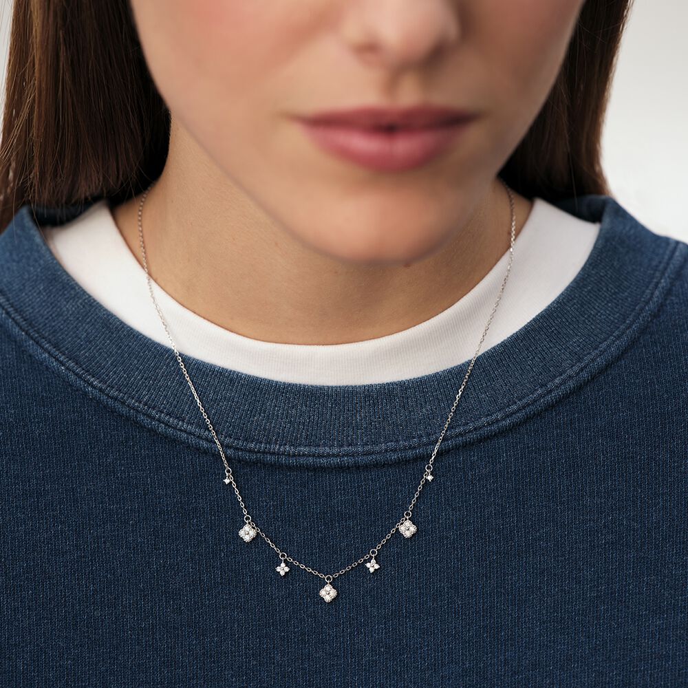 Collier ras du cou BELOVED - Cristal / Argenté - Colliers fantaisie  | Agatha