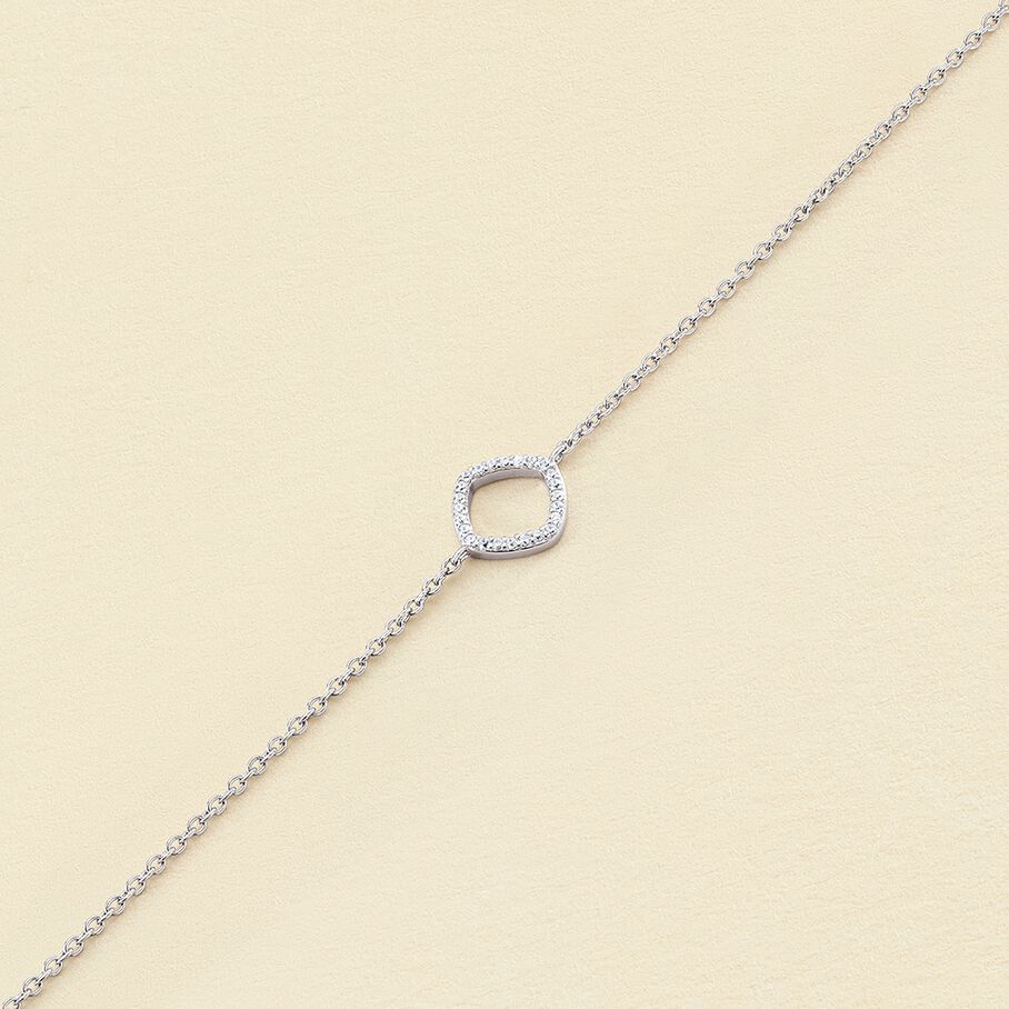 Bracelet souple SISSI - Cristal / Argenté - Bracelets  | Agatha
