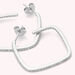 Créoles SISSI - Cristal / Argenté - Boucles d'oreilles  | Agatha
