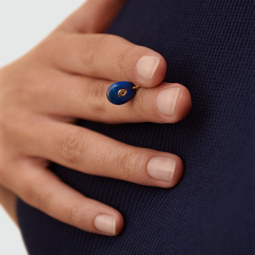 Pendentif PIERRE NATURELLE - Lapis - Autres pierres  | Agatha