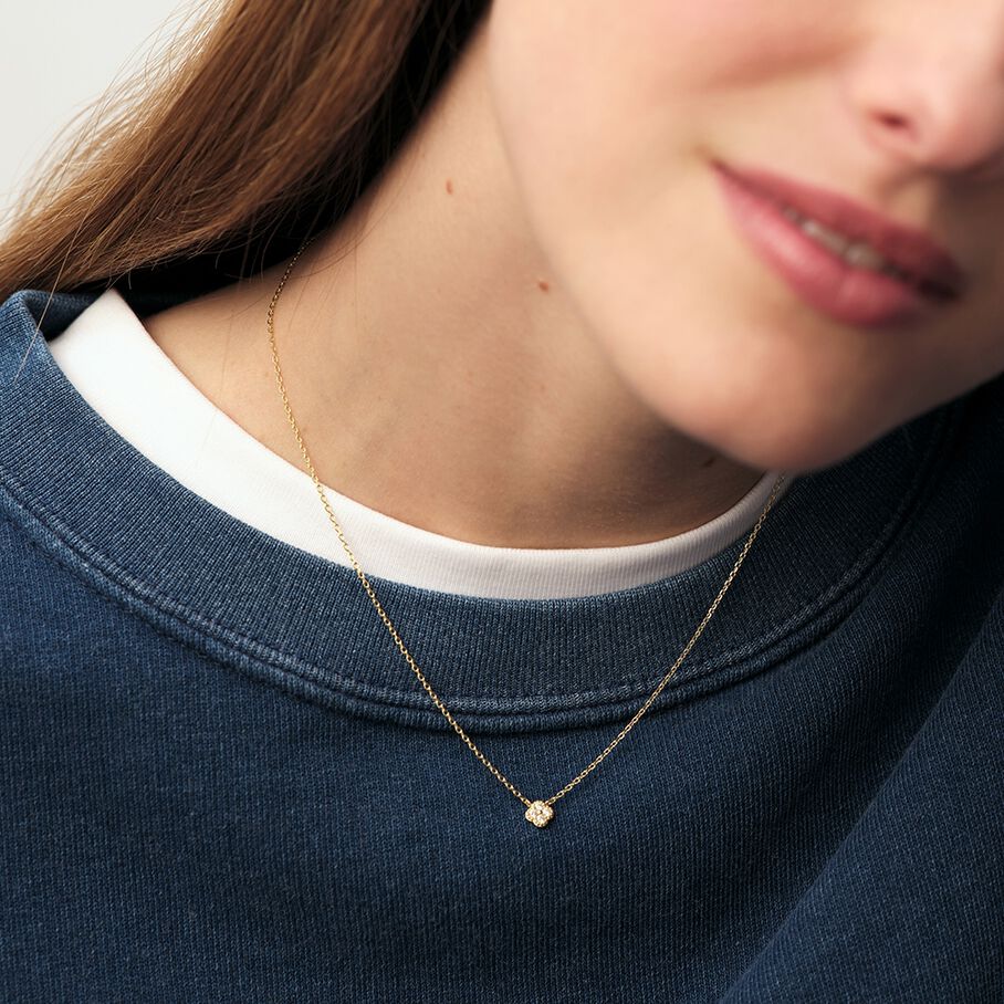 Collier ras du cou BELOVED - Cristal / Doré - Colliers  | Agatha
