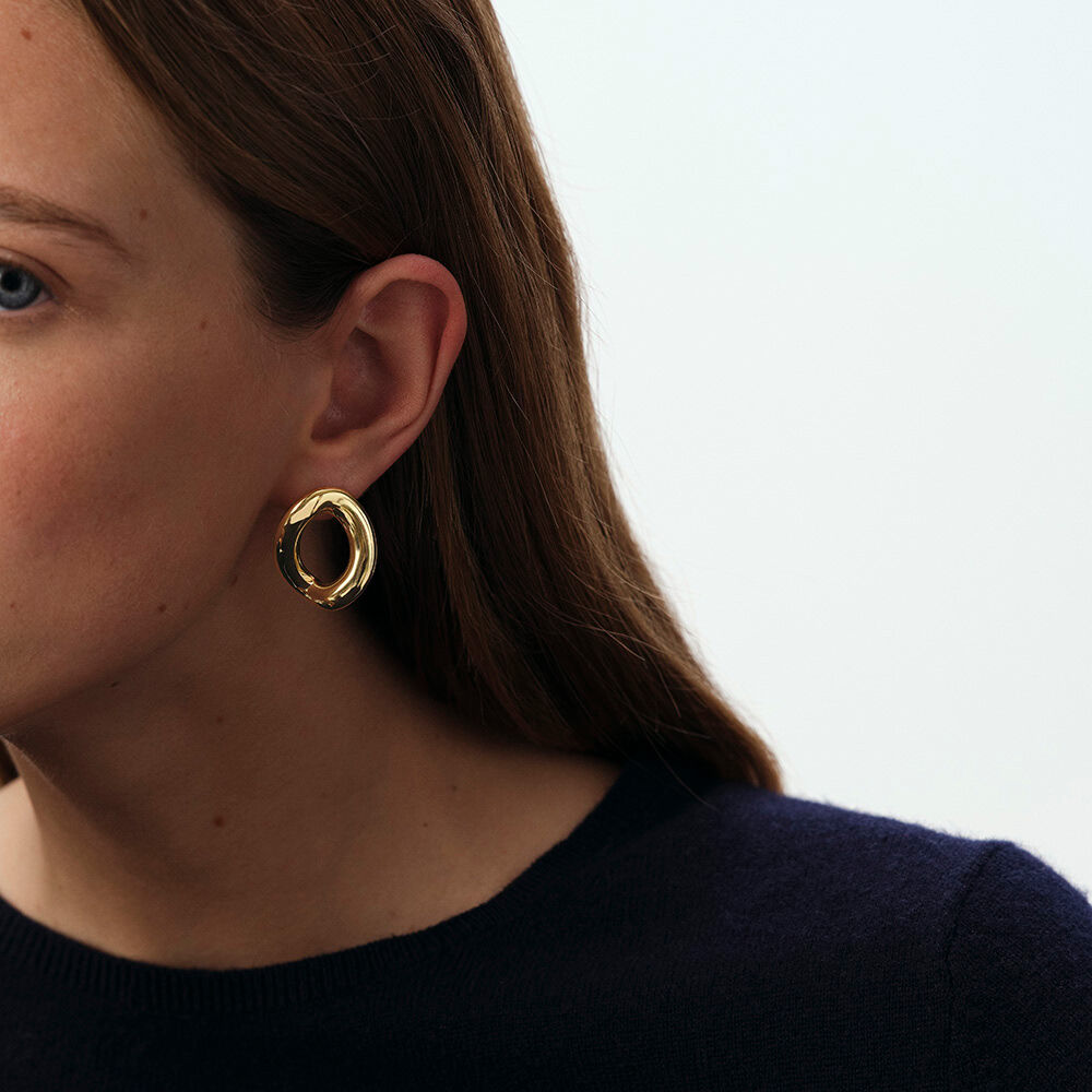 Boucles d'oreilles pendantes REAUMUR - Doré - Boucles d'oreilles pendantes  | Agatha