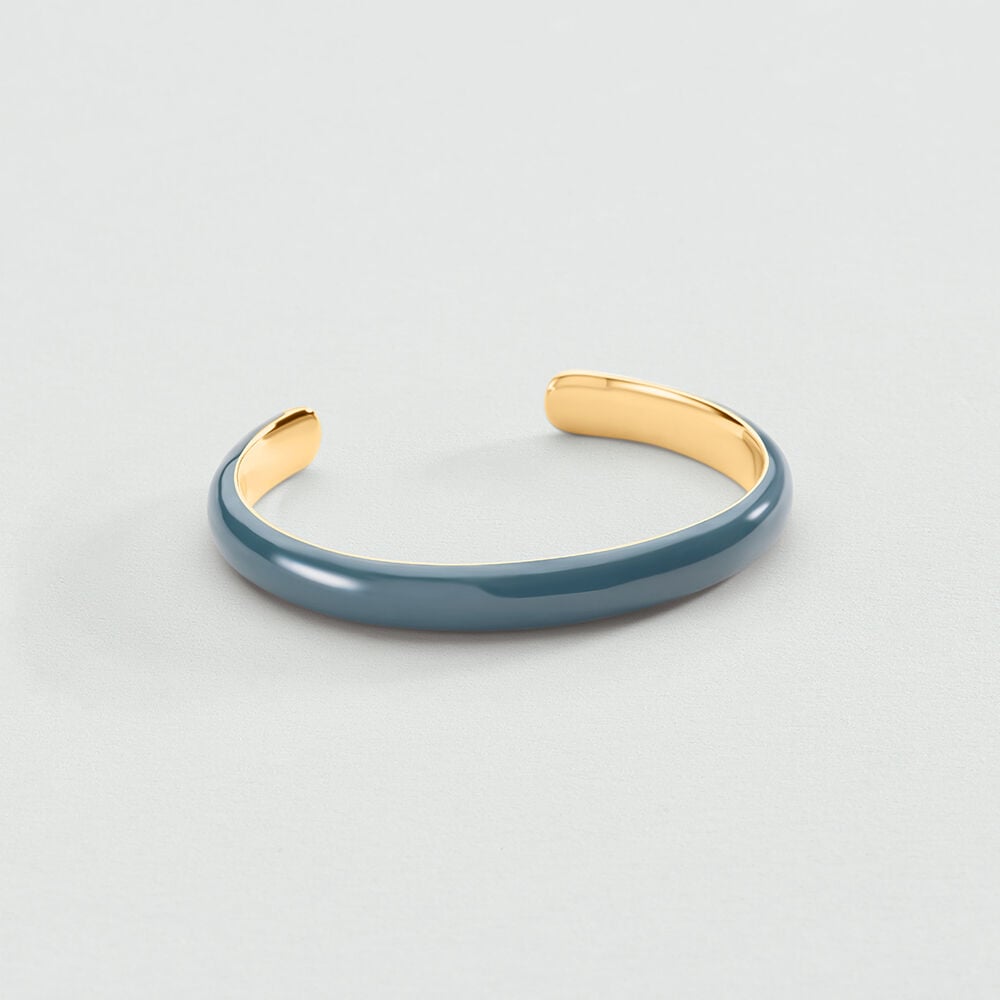 Jonc LEO - Bleu / Doré - Joncs  | Agatha