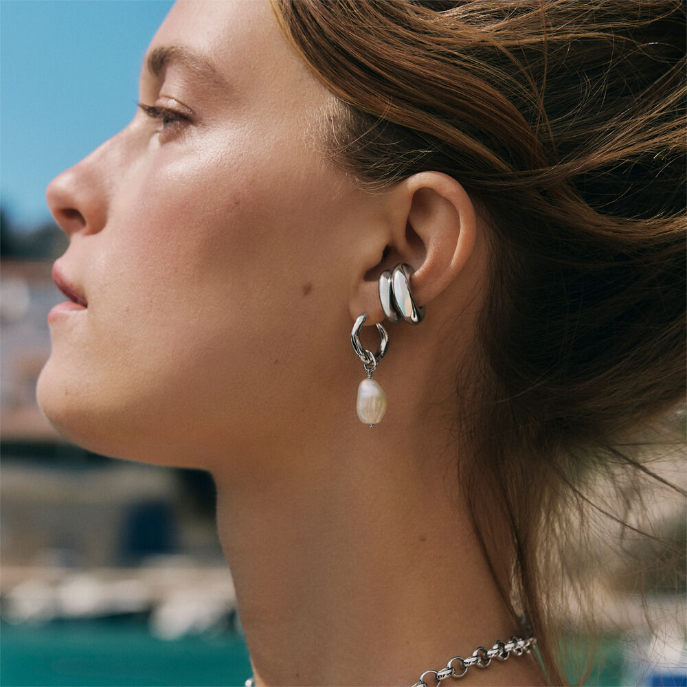 Piercing ear cuff LEO - Argent&eacute; - Piercings  | Agatha