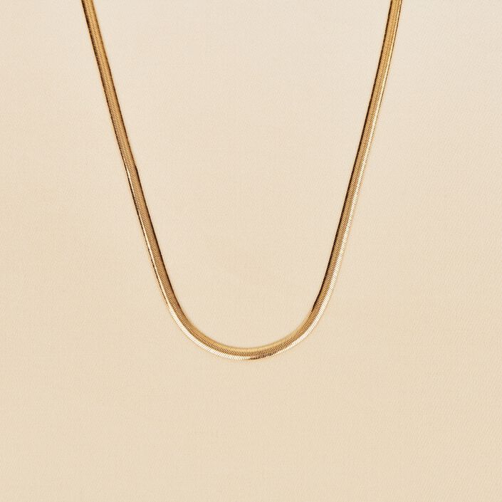 Collier ras du cou EFFLEURE - Doré - Colliers  | Agatha