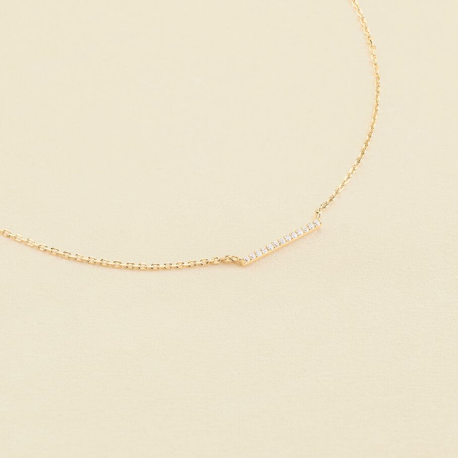 Collier ras du cou BARSHINE - Cristal / Doré - Colliers  | Agatha