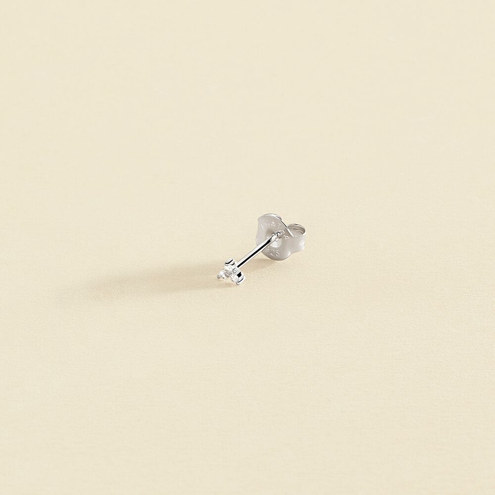 Piercing puce MINPUNTA - Cristal / Argenté - Piercings  | Agatha