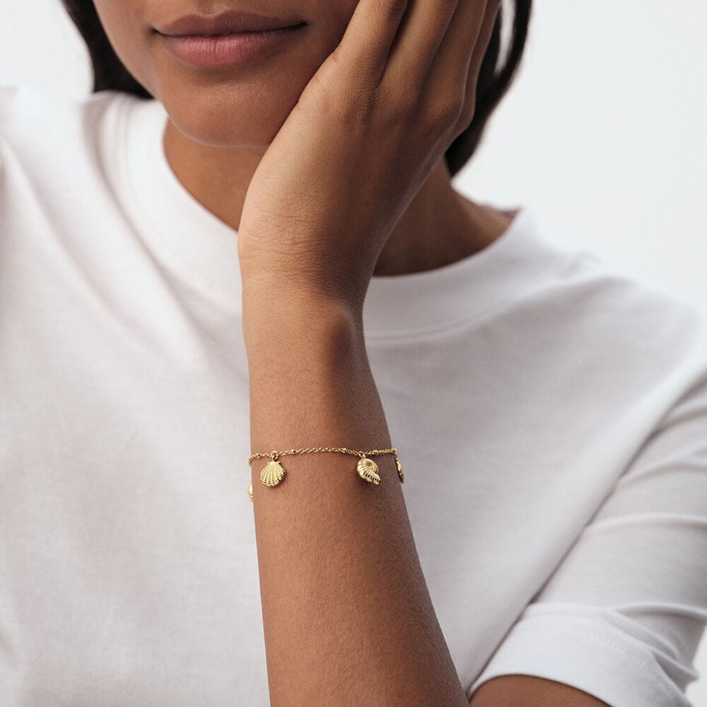 Bracelet souple ILIOS - Doré - Bracelets fantaisie  | Agatha