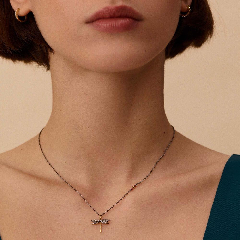 Collier ras du cou DIAMONDS - Doré / Gun - Colliers fantaisie  | Agatha