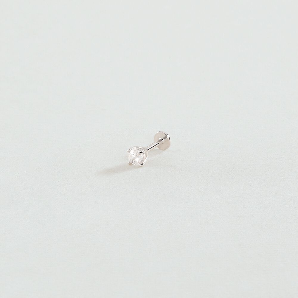 Piercing H&eacute;lix & Tragus PAULA - Cristal / Argent&eacute; - Piercing H&eacute;lix & Tragus  | Agatha