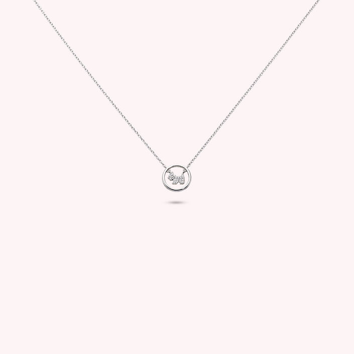 Collier ras du cou PIBLACK - Cristal / Argenté - Colliers  | Agatha