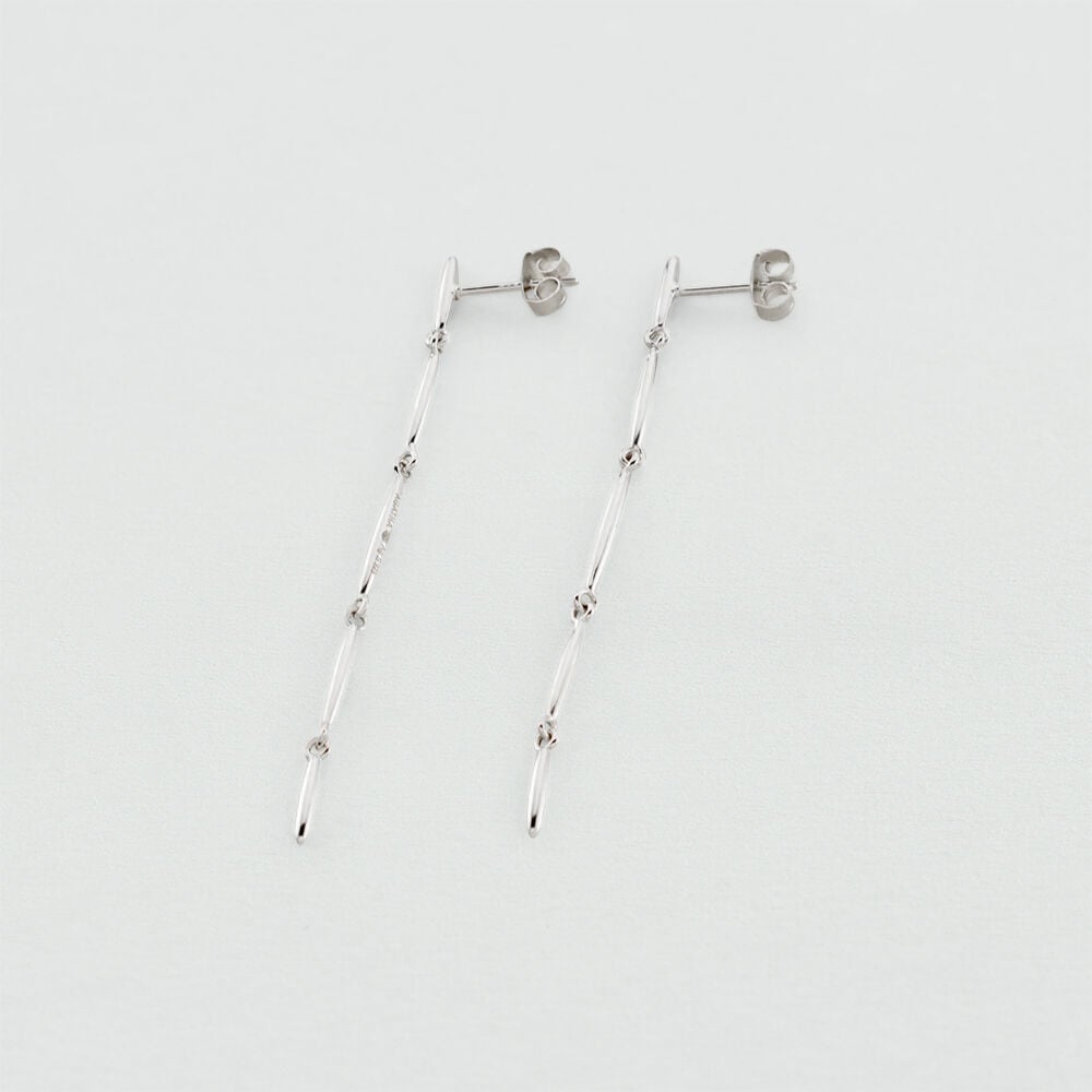 Boucles d'oreilles pendantes RADIEUX - Argenté - Boucles d'oreilles pendantes  | Agatha