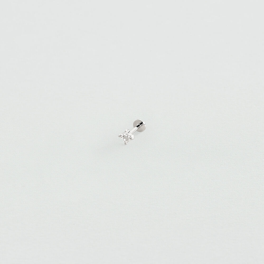 Piercing H&eacute;lix & Tragus MIX & MATCH - Cristal / Argent&eacute; - Piercing H&eacute;lix & Tragus  | Agatha