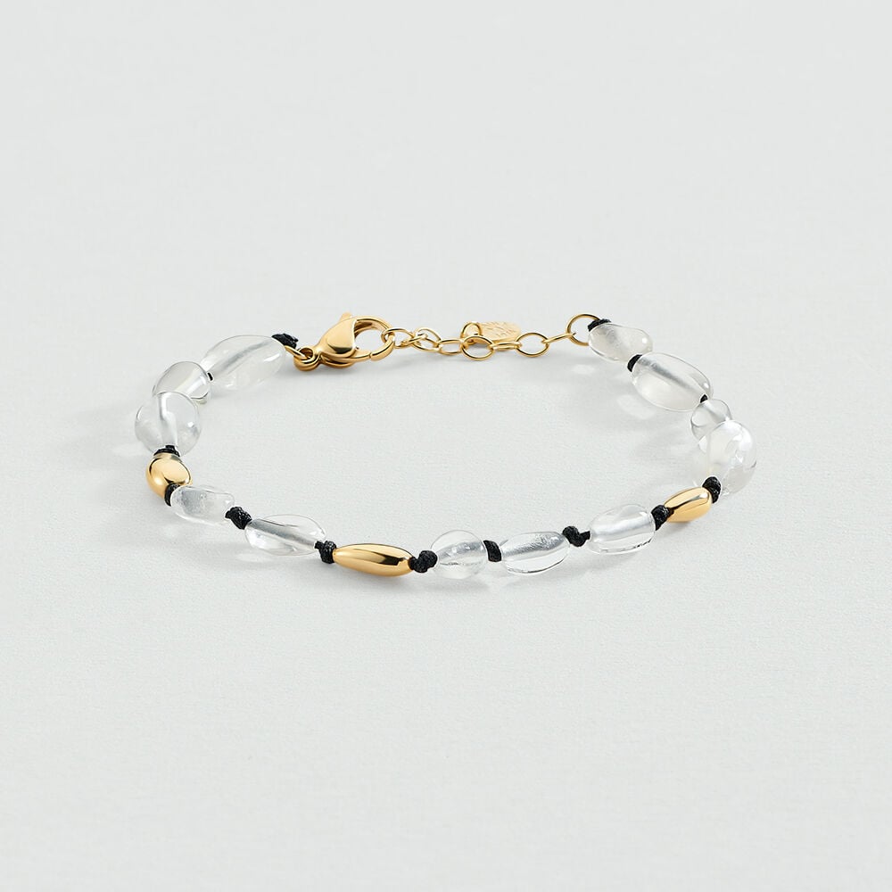 Bracelet souple ODYSSEE - Noir / Doré - Bracelets souples  | Agatha