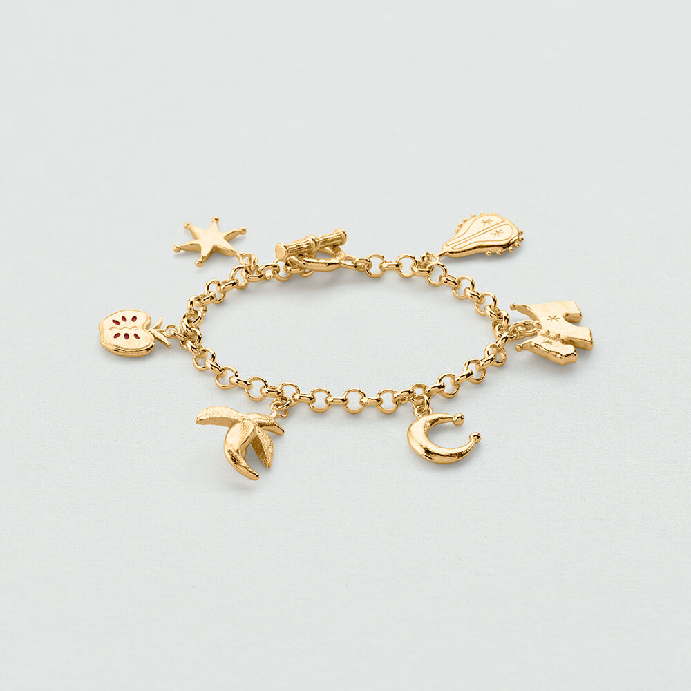 Bracelet souple PANGEA - Dor&eacute; - Bracelets souples  | Agatha
