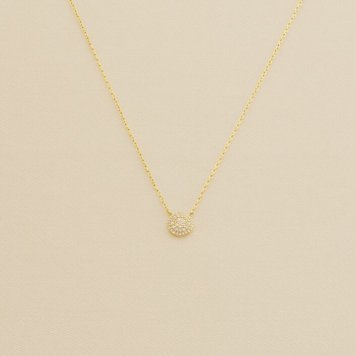 Collier ras du cou CRISTAL - Cristal / Doré - Colliers  | Agatha