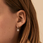 Créoles IMPERIAL - Cristal / Argenté - Boucles d'oreilles  | Agatha