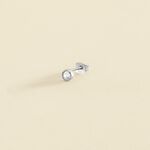 Piercing puce GRAINETTI - Cristal / Argenté - Piercings  | Agatha