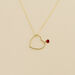 Collier mi-long BEGUIN - Rouge / Doré - Colliers  | Agatha