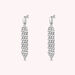 Boucles d'oreilles pendantes MINUIT - Argenté - Boucles d'oreilles  | Agatha