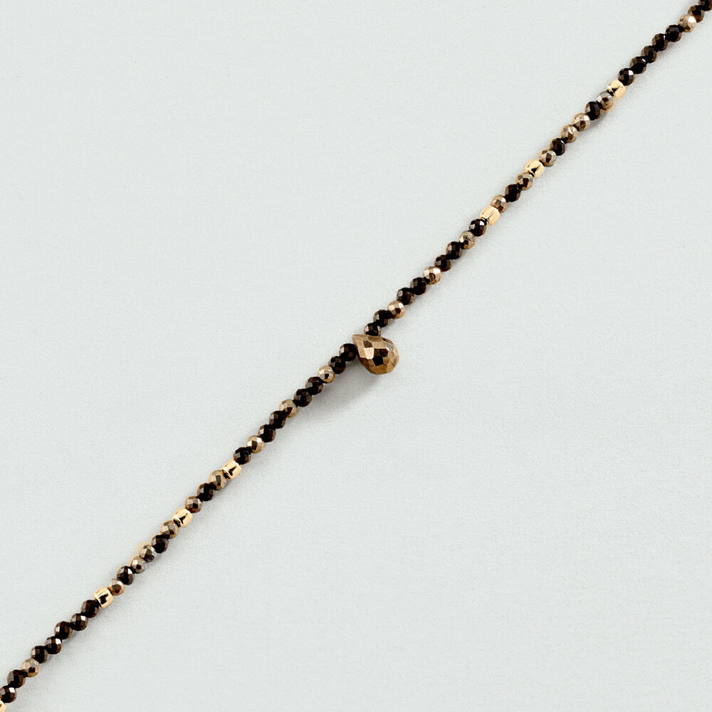 Bracelet souple DIAMONDS - Gun - Bracelets fantaisie  | Agatha