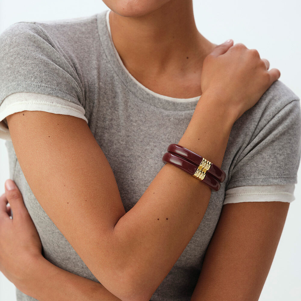 Manchette PALAIS ROYAL - Bordeaux / Dor&eacute; - Manchettes  | Agatha