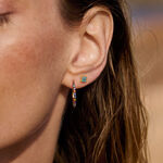 Boucles d'oreilles puces BELOVED - Turquoise / Doré - Boucles d'oreilles puces  | Agatha