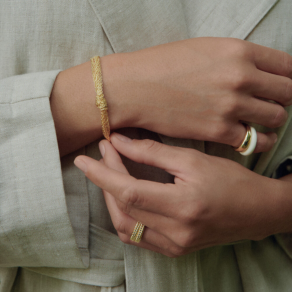 Bracelet souple SOLFERINO - Doré - Bracelets souples  | Agatha