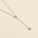 Collier mi-long ETREINTE - Cristal / Argenté - Colliers  | Agatha