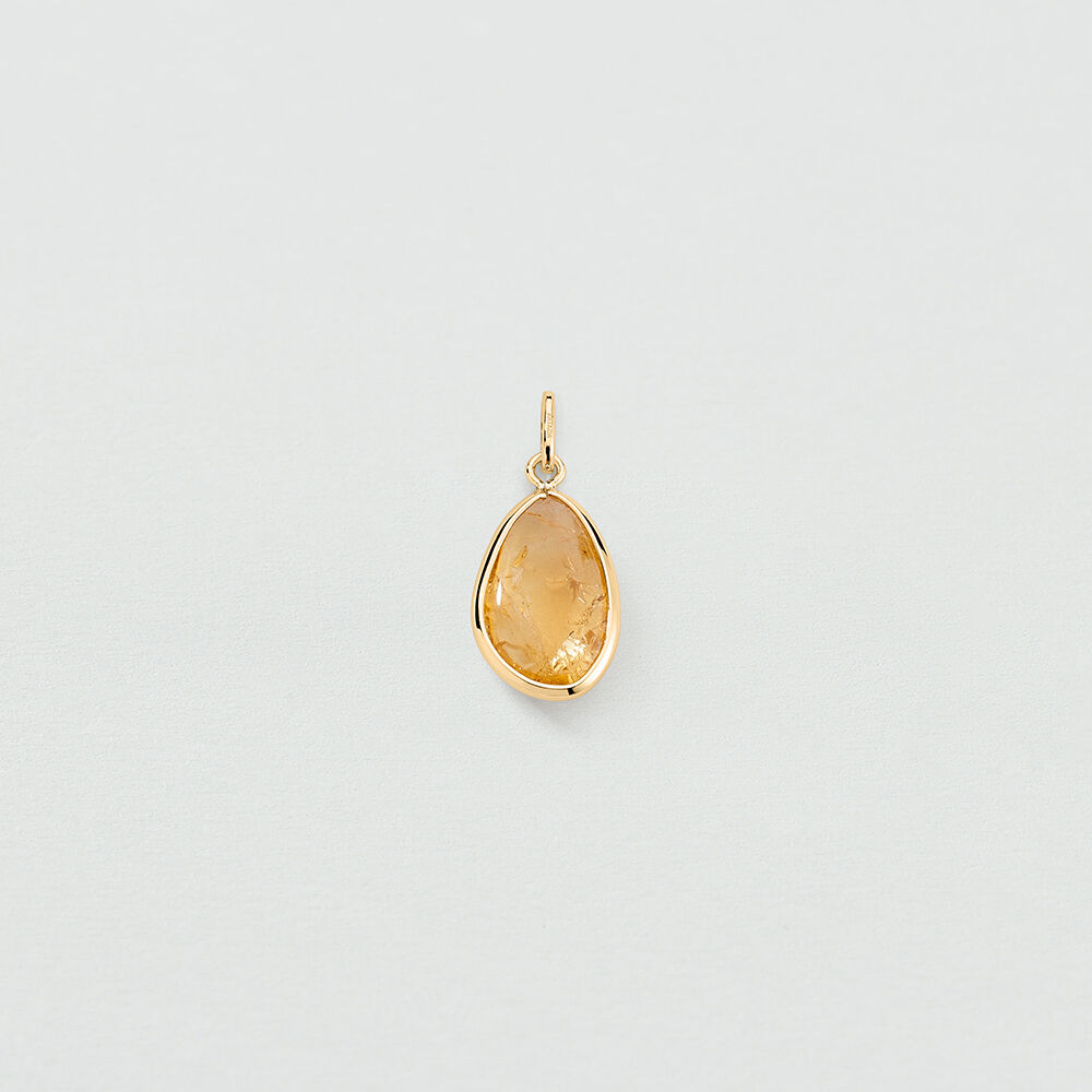 Pendentif PIERRE NATURELLE - Citrine - Autres pierres  | Agatha