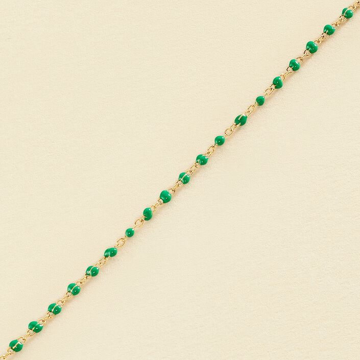Bracelet souple SMARTY - Vert / Doré - Bracelets  | Agatha