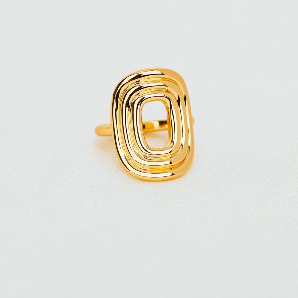 Bague large SOUL - Doré - Outlet  | Agatha