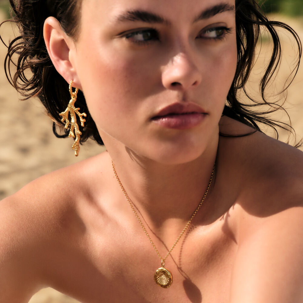 Piercing créole ILIOS - Doré - Boucles d'oreilles fantaisies  | Agatha
