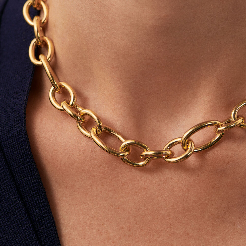 Collier ras du cou LEA - Doré - Colliers fantaisie  | Agatha