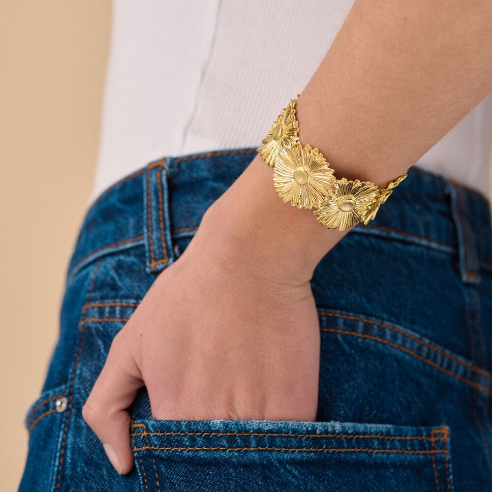 Manchette BLOSSOM - Doré - Bracelets fantaisie  | Agatha